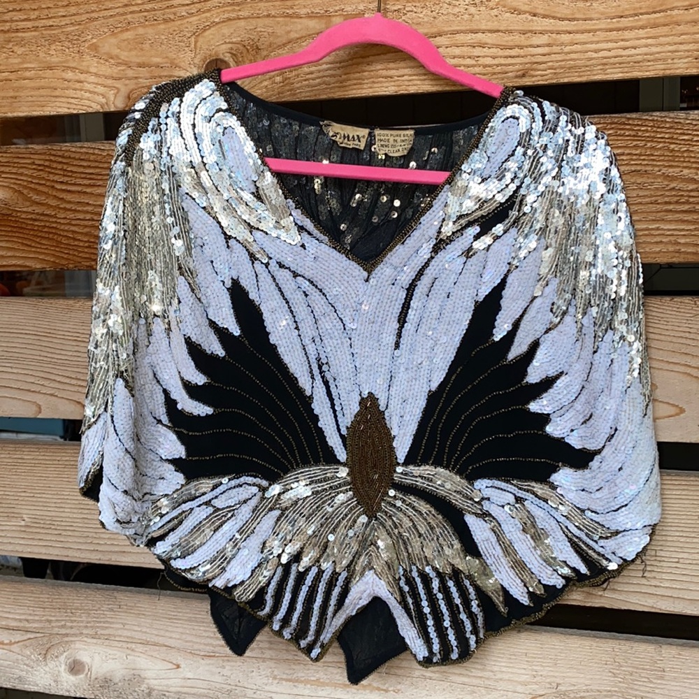 SHOWMAX sequin top
